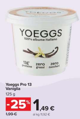 Yoeggs Pro 13 Vaniglia