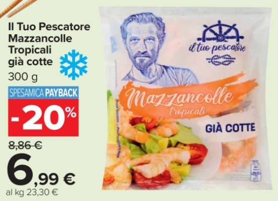 Il Tuo Pescatore Mazzancolle Tropicali già Cotte