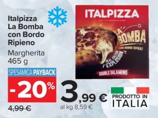 Italpizza La Bomba con Bordo Ripieno