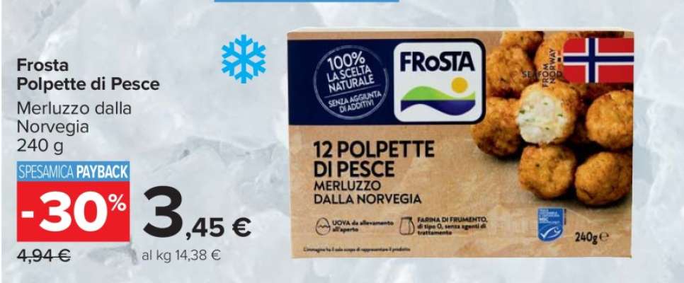 FROSTA POLPETTE DI PESCE