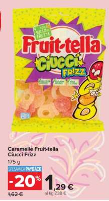 Caramelle Fruit-tella Ciucci Frizz