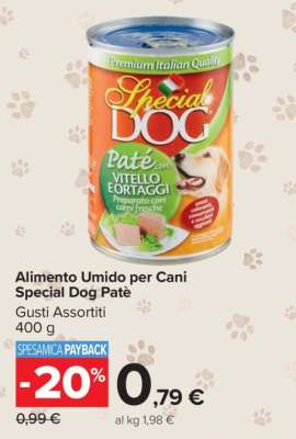 Alimento Umido per Cani Special Dog Patè