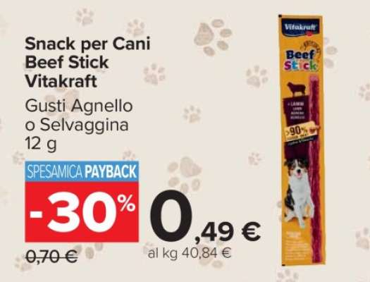 Snack per Cani Beef Stick Vitakraft