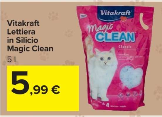 Vitakraft Lettiera in Silicio Magic Clean