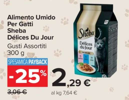 ALIMENTO UMIDO PER GATTI SHEBA DÉLICES DU JOUR