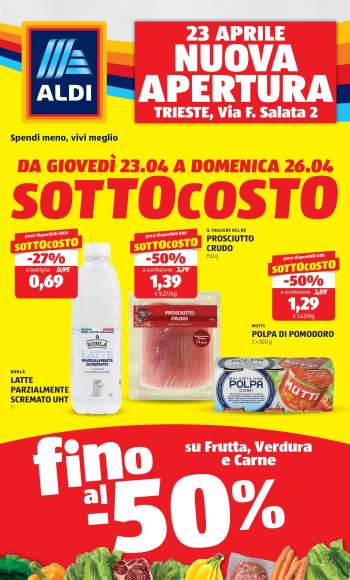 Volantino Aldi - 23/4/2026 - 26/4/2026.