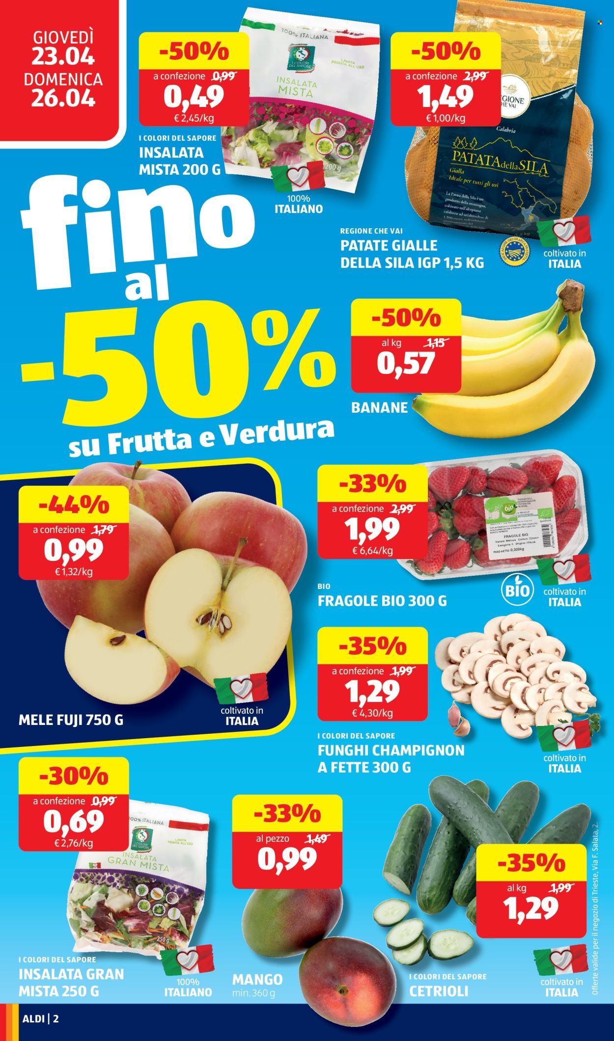 Volantino Aldi - 23/4/2026 - 26/4/2026. Pagina 2