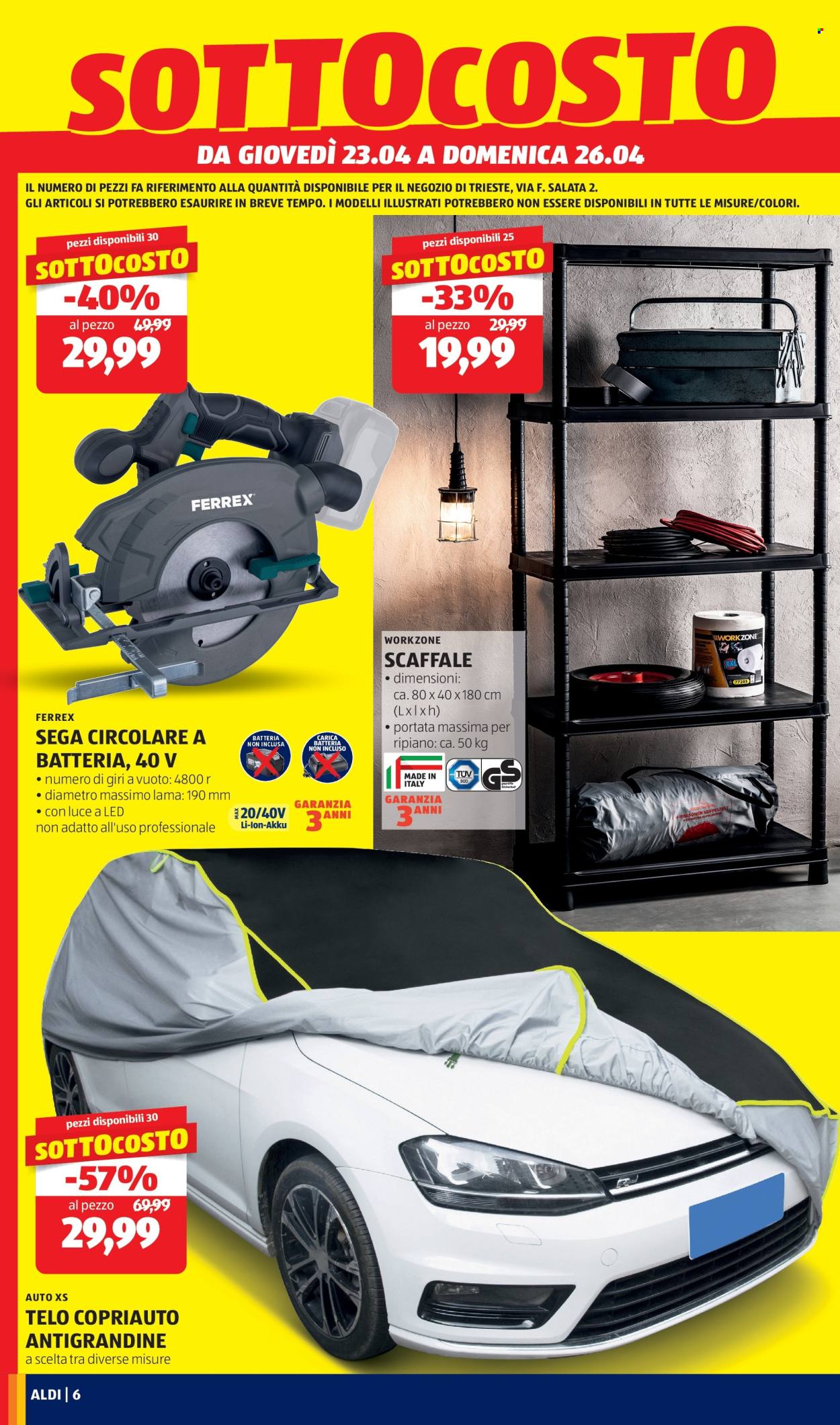 Volantino Aldi - 23/4/2026 - 26/4/2026. Pagina 6