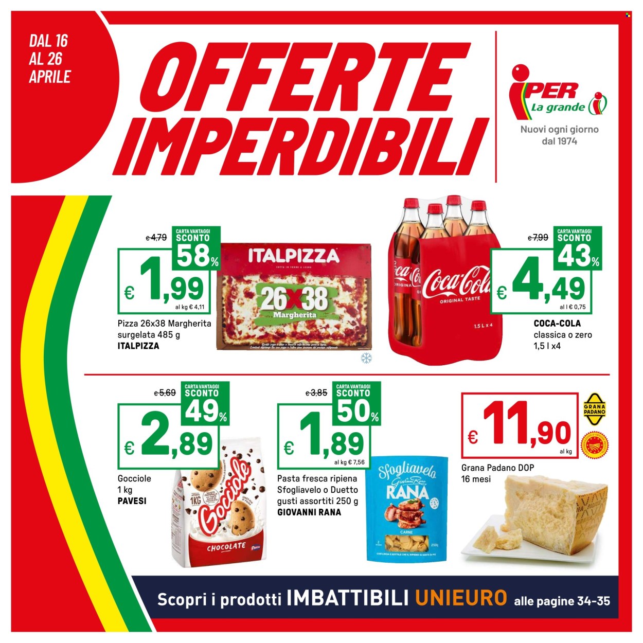 Volantino Iper, La grande i - 16/4/2026 - 26/4/2026. Pagina 1
