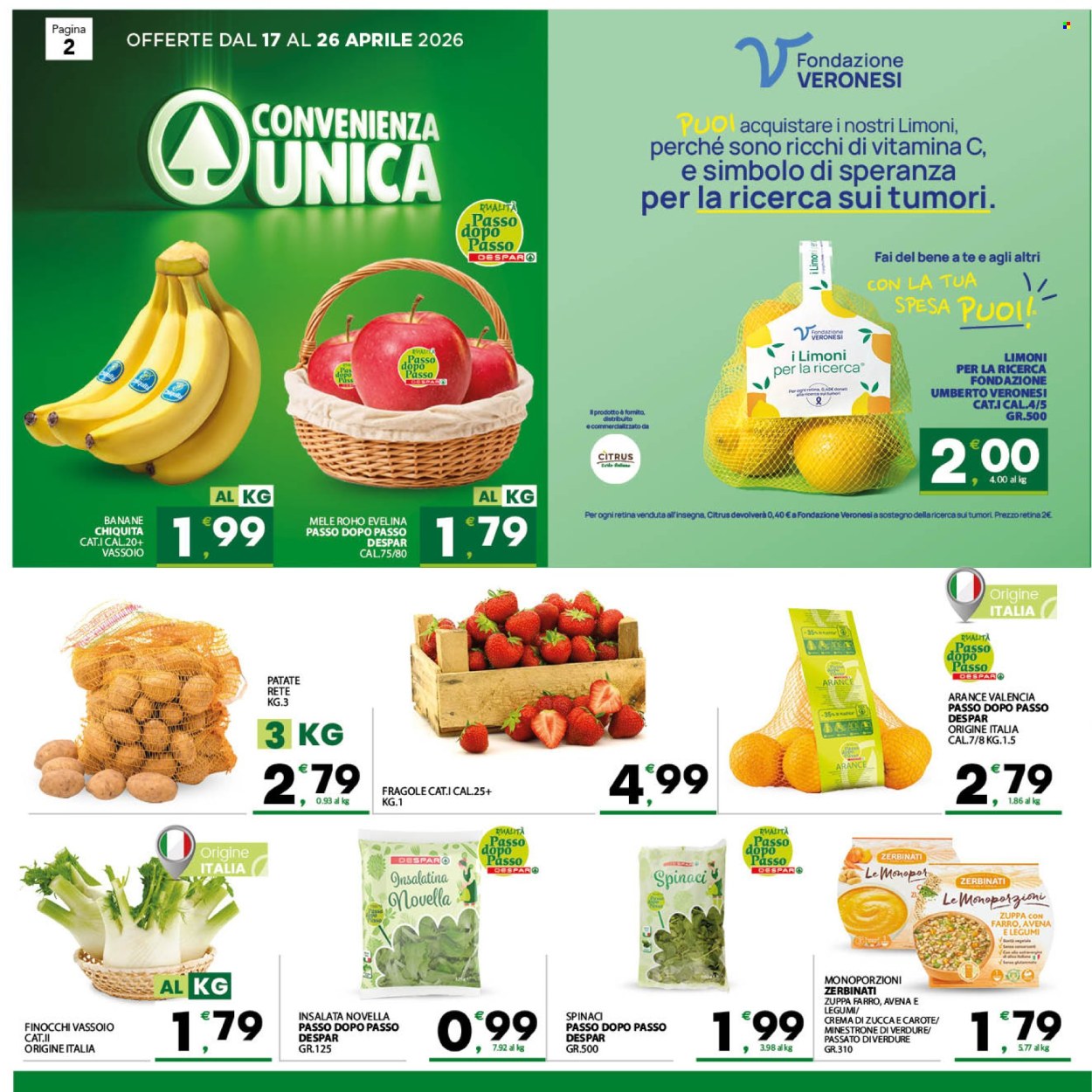 Volantino Eurospar - 17/4/2026 - 26/4/2026. Pagina 2