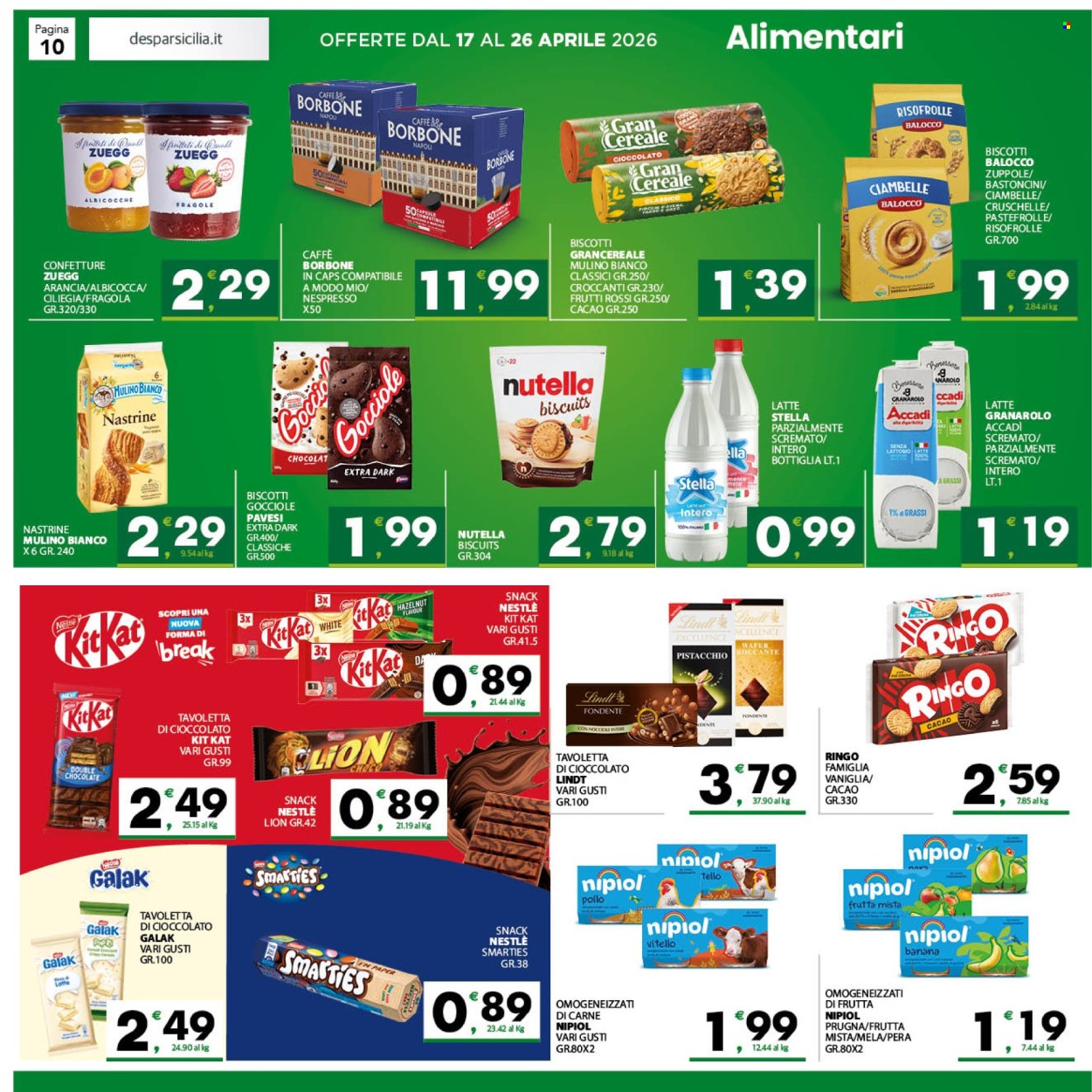 Volantino Eurospar - 17/4/2026 - 26/4/2026. Pagina 10