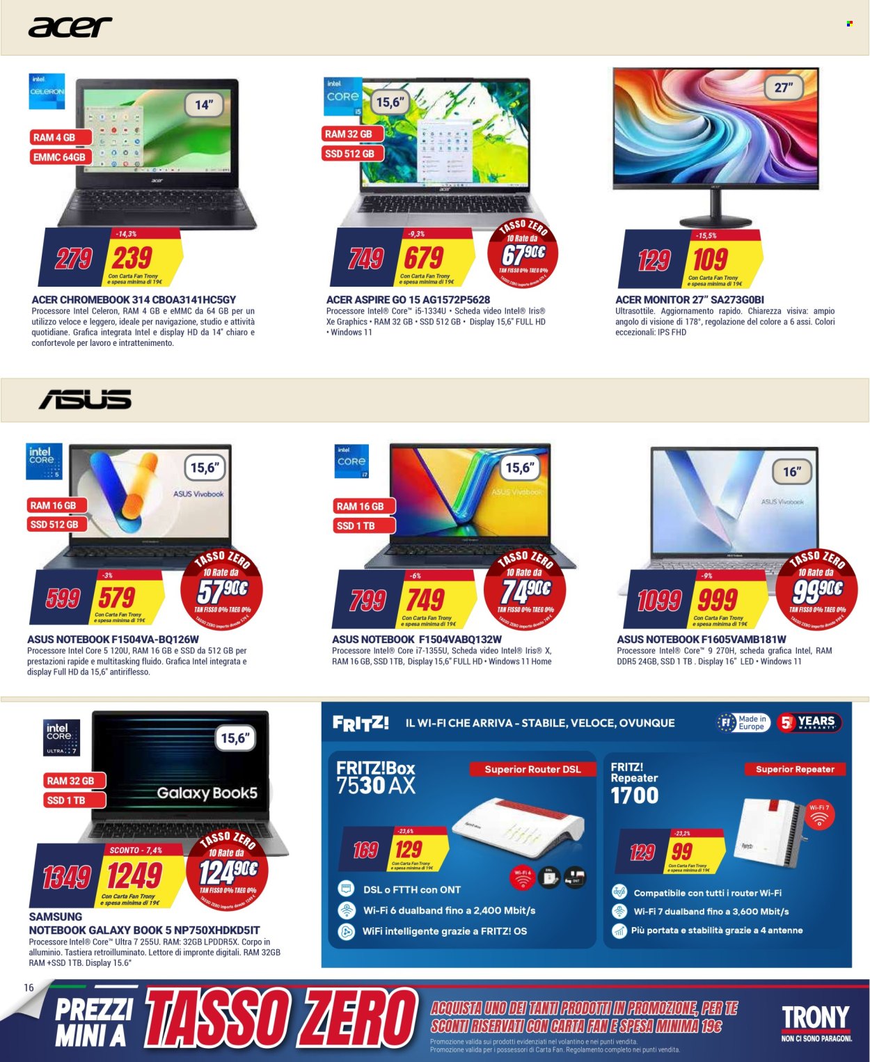 Volantino Trony - 16/4/2026 - 27/4/2026. Pagina 16