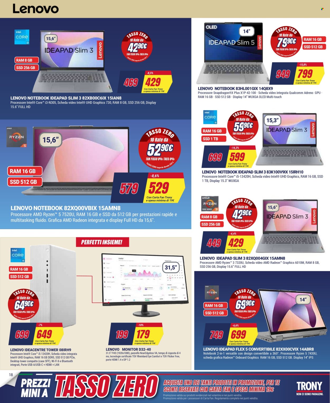 Volantino Trony - 16/4/2026 - 27/4/2026. Pagina 18
