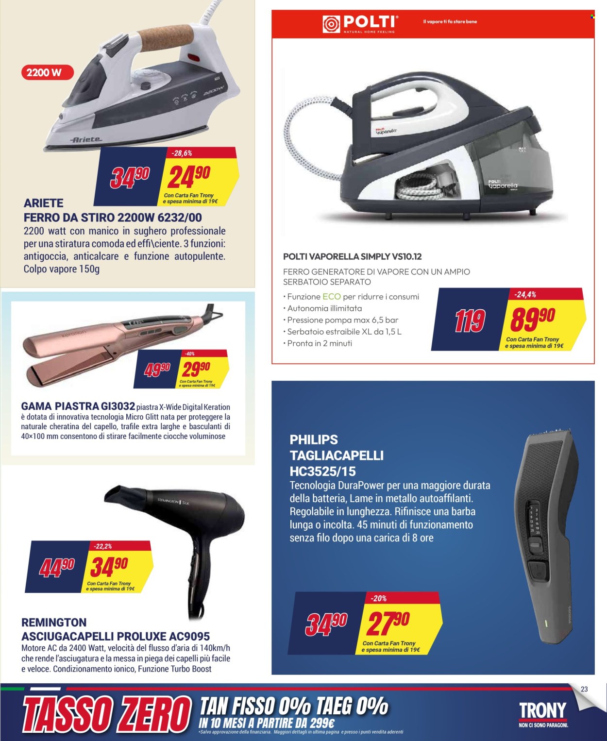 Volantino Trony - 16/4/2026 - 27/4/2026. Pagina 23