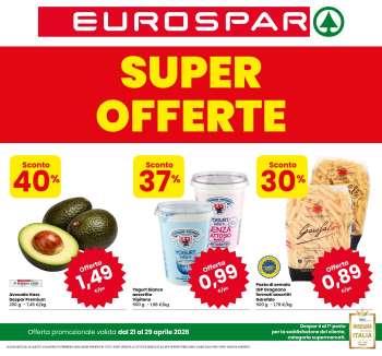 Volantino Eurospar - 21/4/2026 - 29/4/2026.