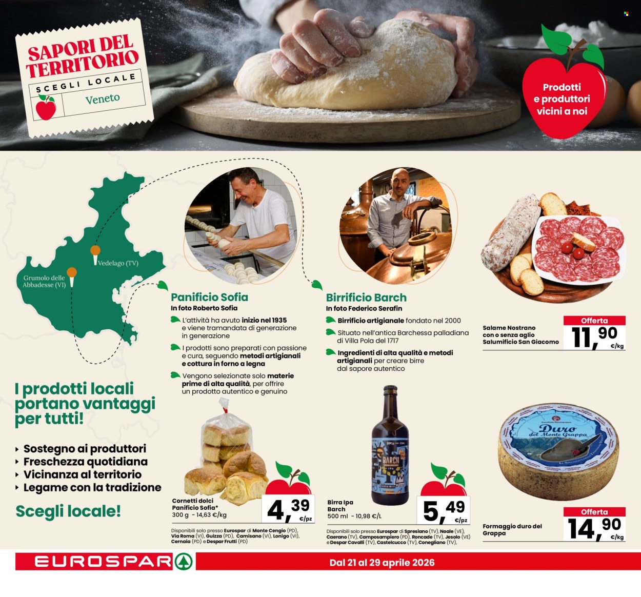 Volantino Eurospar - 21/4/2026 - 29/4/2026. Pagina 10