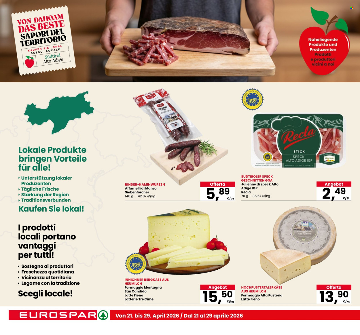 Volantino Eurospar - 21/4/2026 - 29/4/2026. Pagina 10