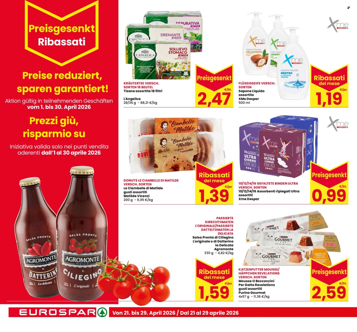 Volantino Eurospar - 21/4/2026 - 29/4/2026. Pagina 16