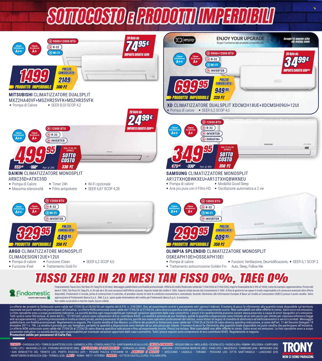 Volantino Trony - 17/4/2026 - 27/4/2026. Pagina 50