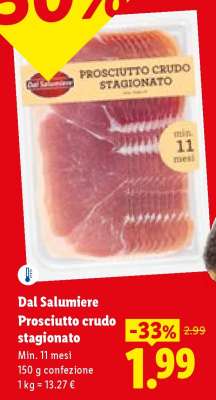 Dal Salumiere Prosciutto crudo stagionato