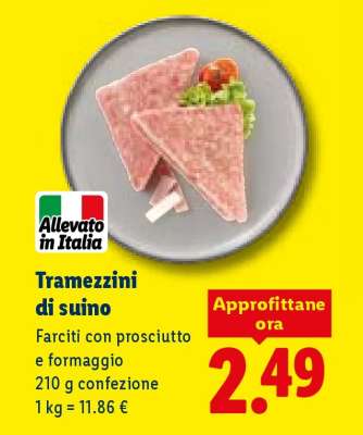 Tramezzini di suino