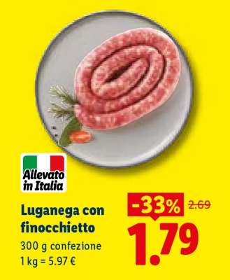 Luganega con finocchietto
