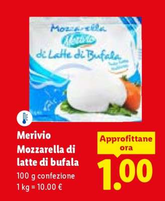 Merivio Mozzarella di latte di bufala