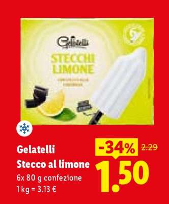 Gelatelli Stecco al limone