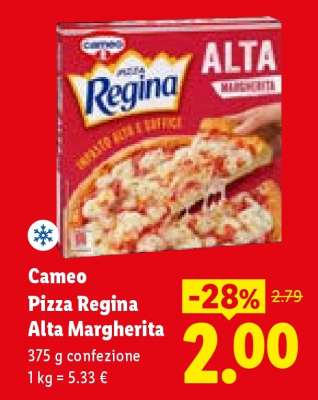 CAMEO Pizza Regina Alta Margherita