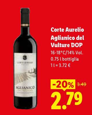 Corte Aurelio Aglianico del Vulture DOP