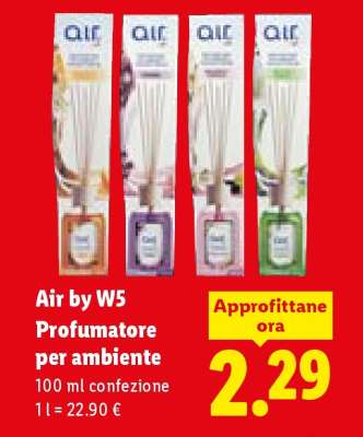 Air by W5 Profumatore per ambiente