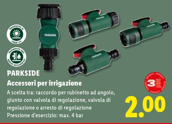 PARKSIDE Accessori per irrigazione