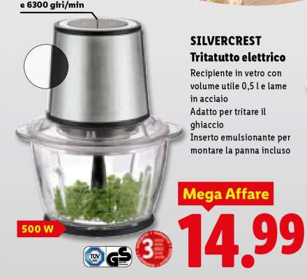SILVERCREST Tritatutto elettrico