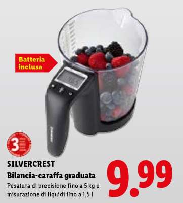 SILVERCREST Bilancia-caraffa graduata