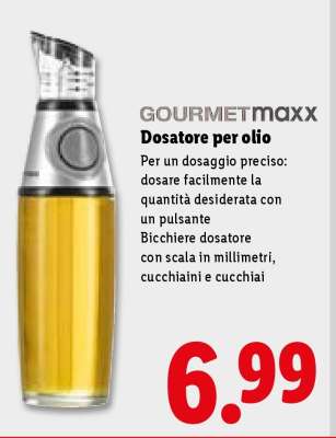 GOURMETmaxx Dosatore per olio