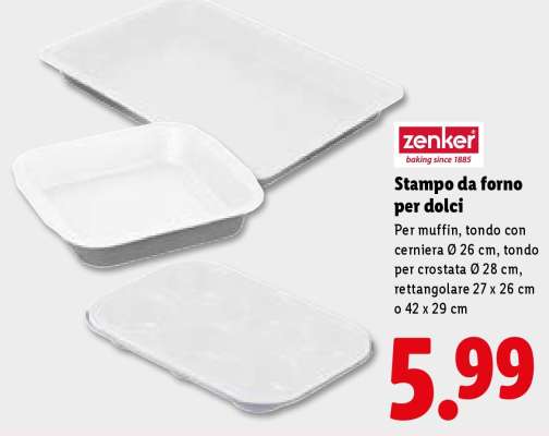 Stampo da forno per dolci