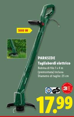 PARKSIDE Tagliabordi elettrico