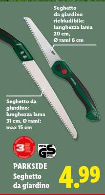 PARKSIDE Seghetto da giardino