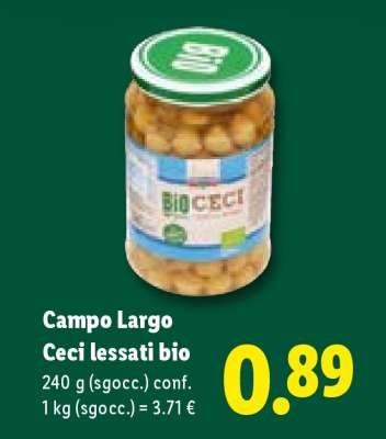 Campo Largo Ceci lessati Bio