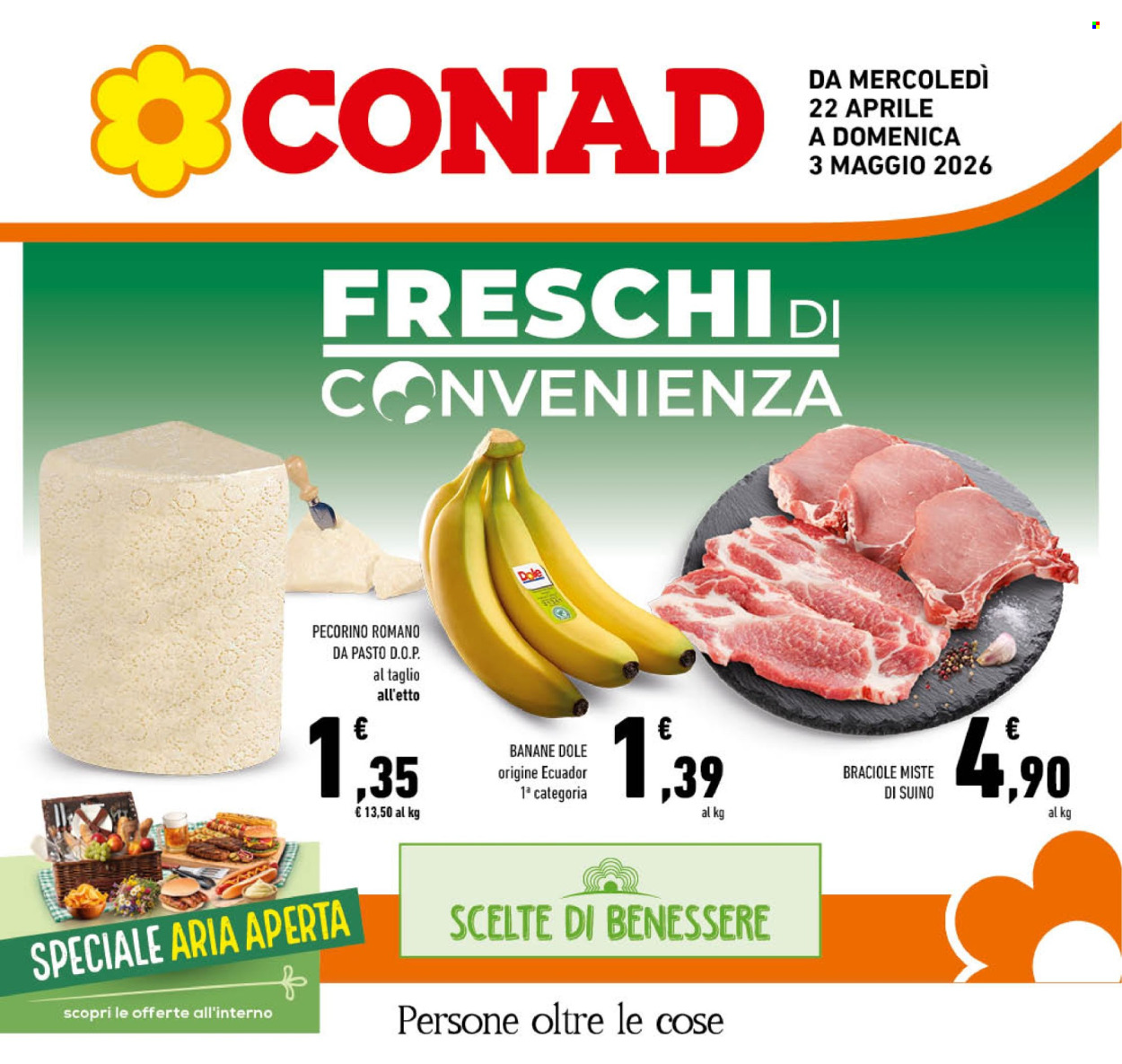 Volantino Conad - 22/4/2026 - 3/5/2026. Pagina 1