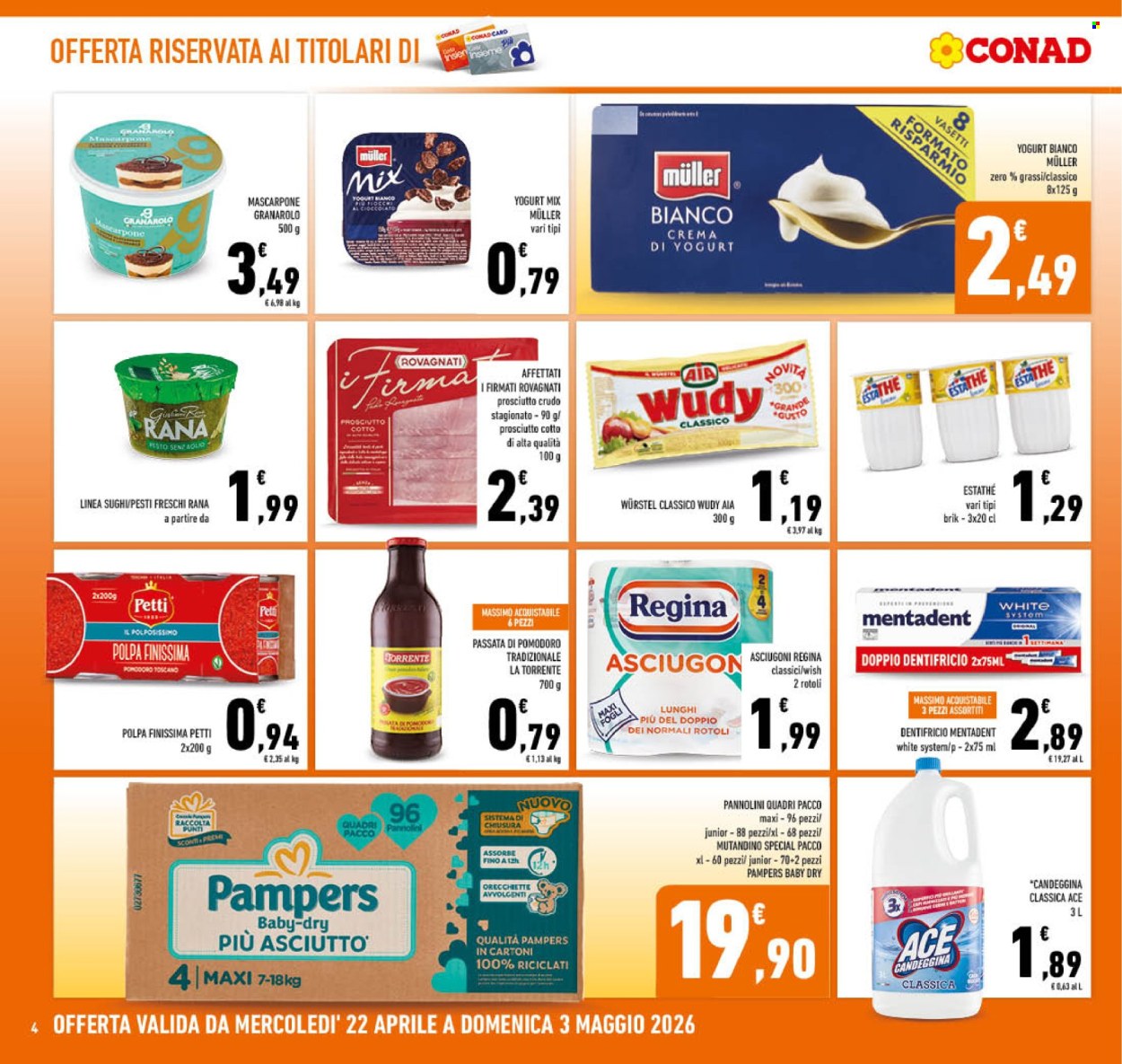 Volantino Conad - 22/4/2026 - 3/5/2026. Pagina 4