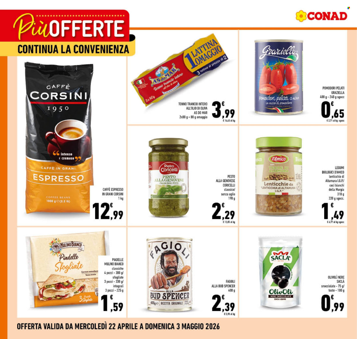 Volantino Conad - 22/4/2026 - 3/5/2026. Pagina 1
