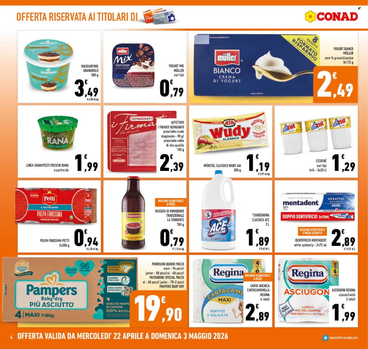 Volantino Conad - 22/4/2026 - 3/5/2026. Pagina 4