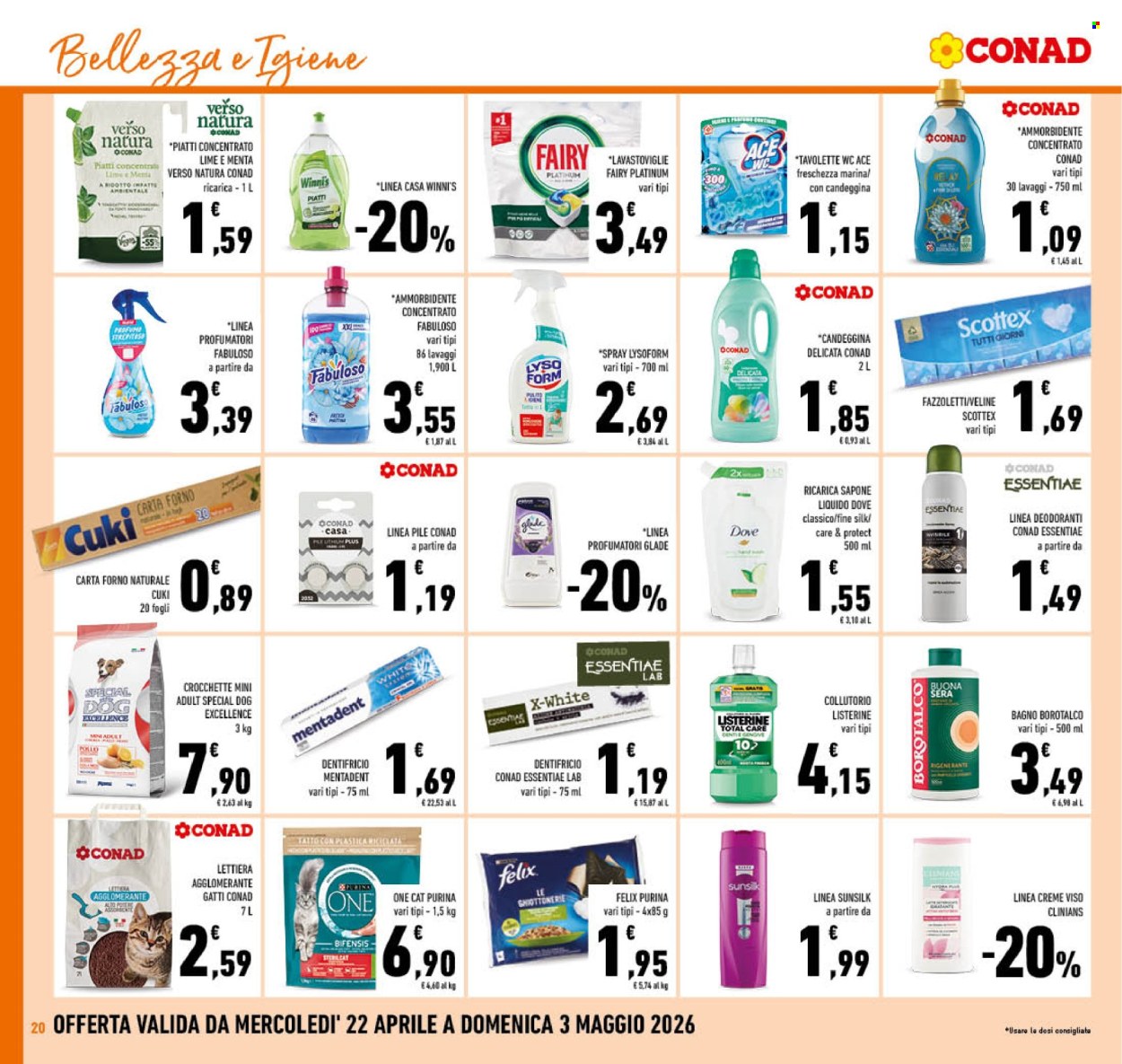 Volantino Conad - 22/4/2026 - 3/5/2026. Pagina 20