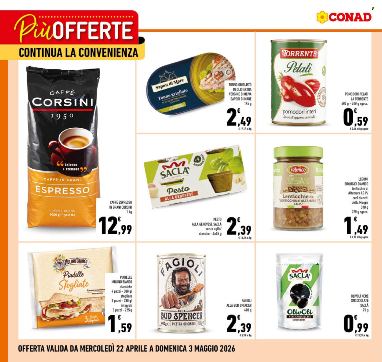Volantino Conad - 22/4/2026 - 3/5/2026. Pagina 1