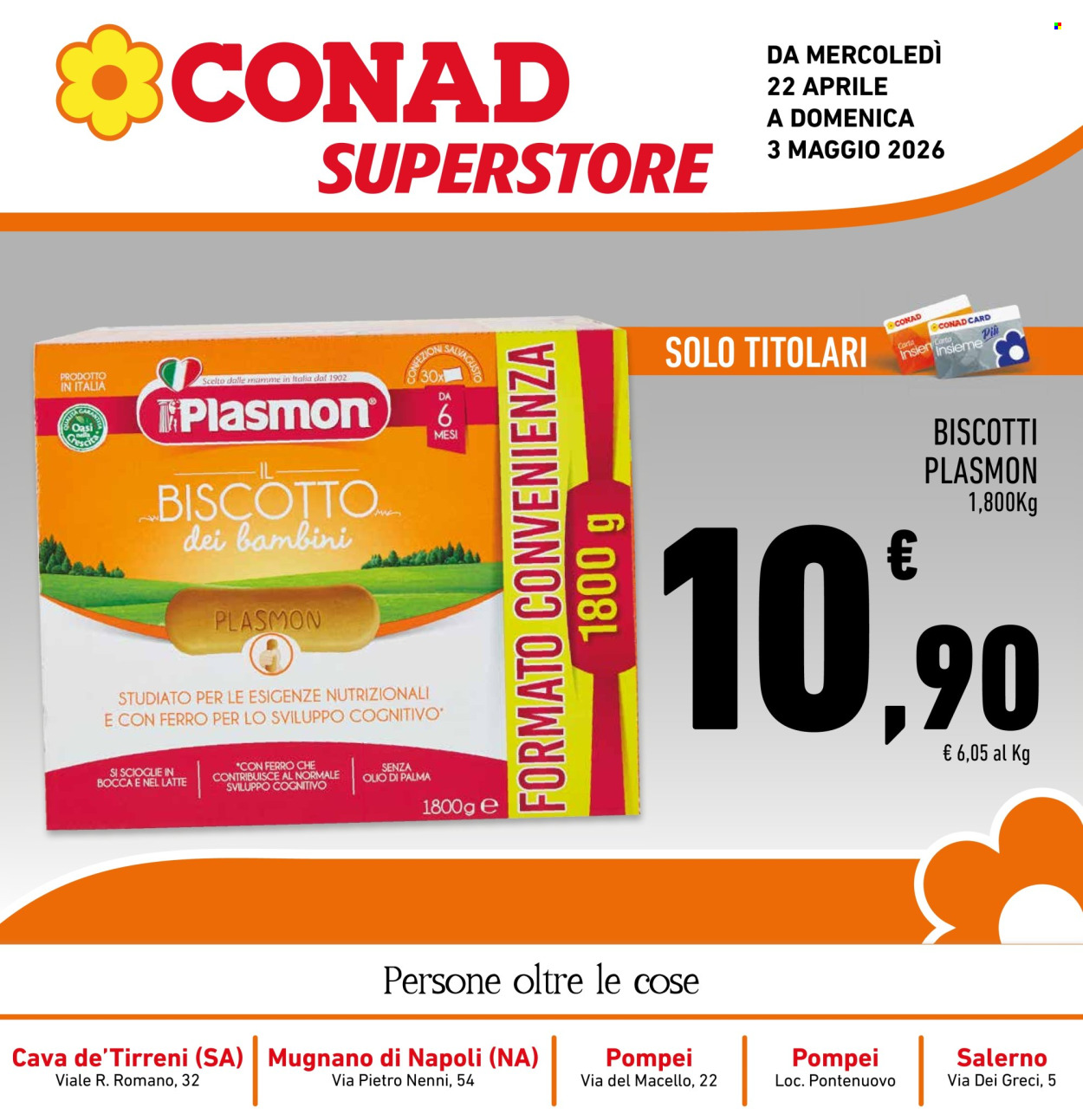 Volantino Conad Superstore - 22/4/2026 - 3/5/2026. Pagina 1