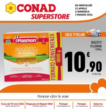 Volantino Conad Superstore - 22/4/2026 - 3/5/2026.