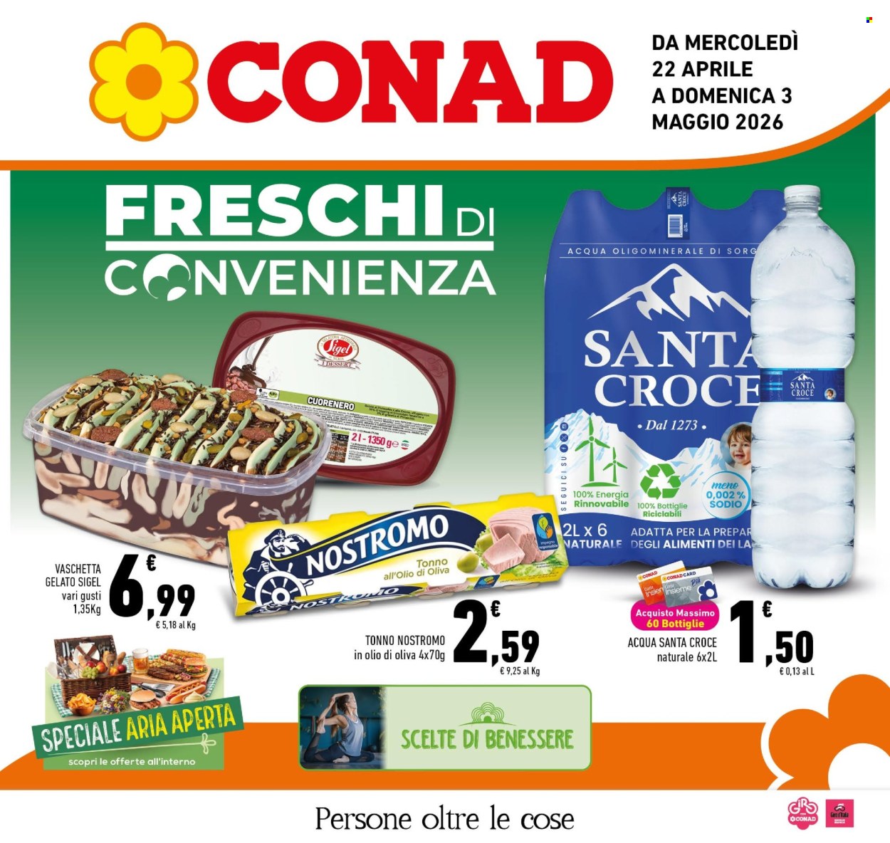 Volantino Conad - 22/4/2026 - 3/5/2026. Pagina 1