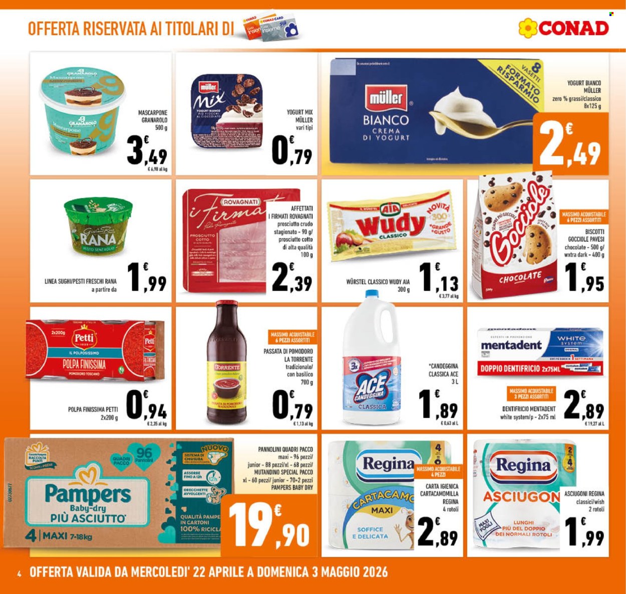 Volantino Conad - 22/4/2026 - 3/5/2026. Pagina 4