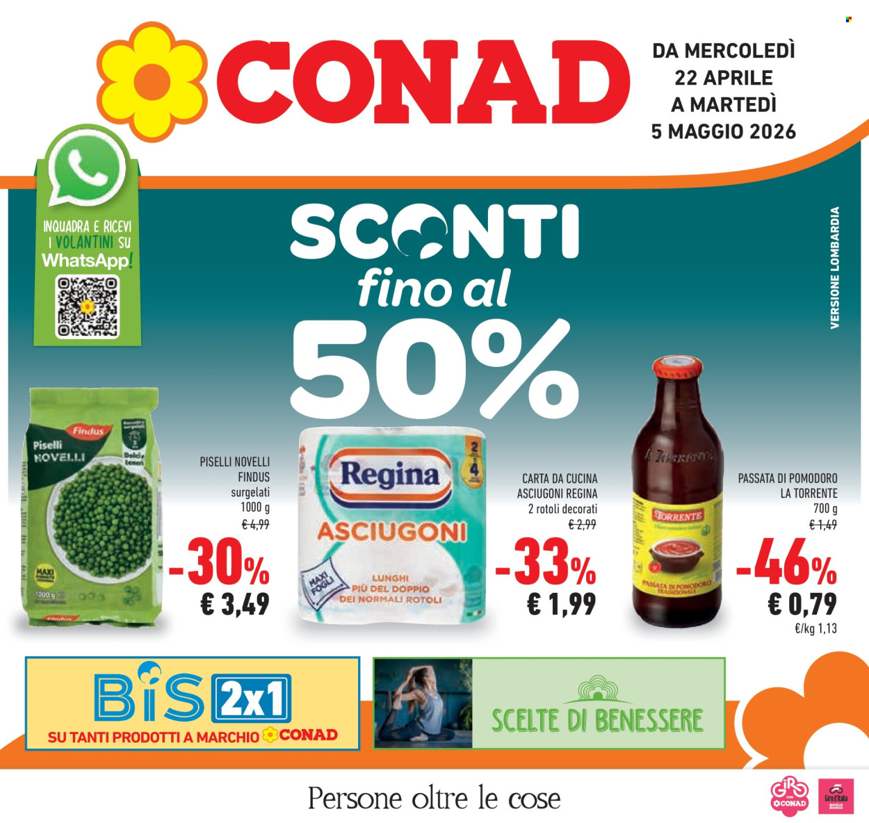 Volantino Conad - 22/4/2026 - 5/5/2026. Pagina 1